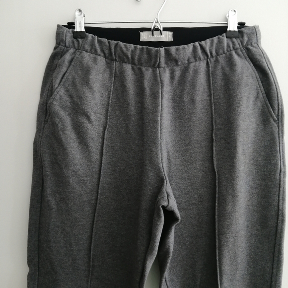 Everlane The Dream Pants Tapered Ankle Pant Heathered Charcoal Grey Medium - Picture 5 of 16